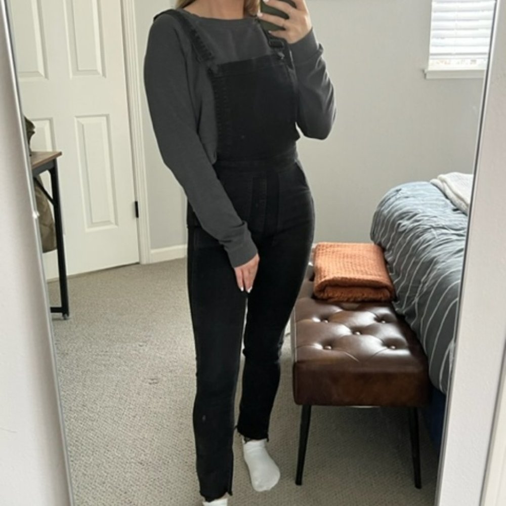 Madewell Black Overalls